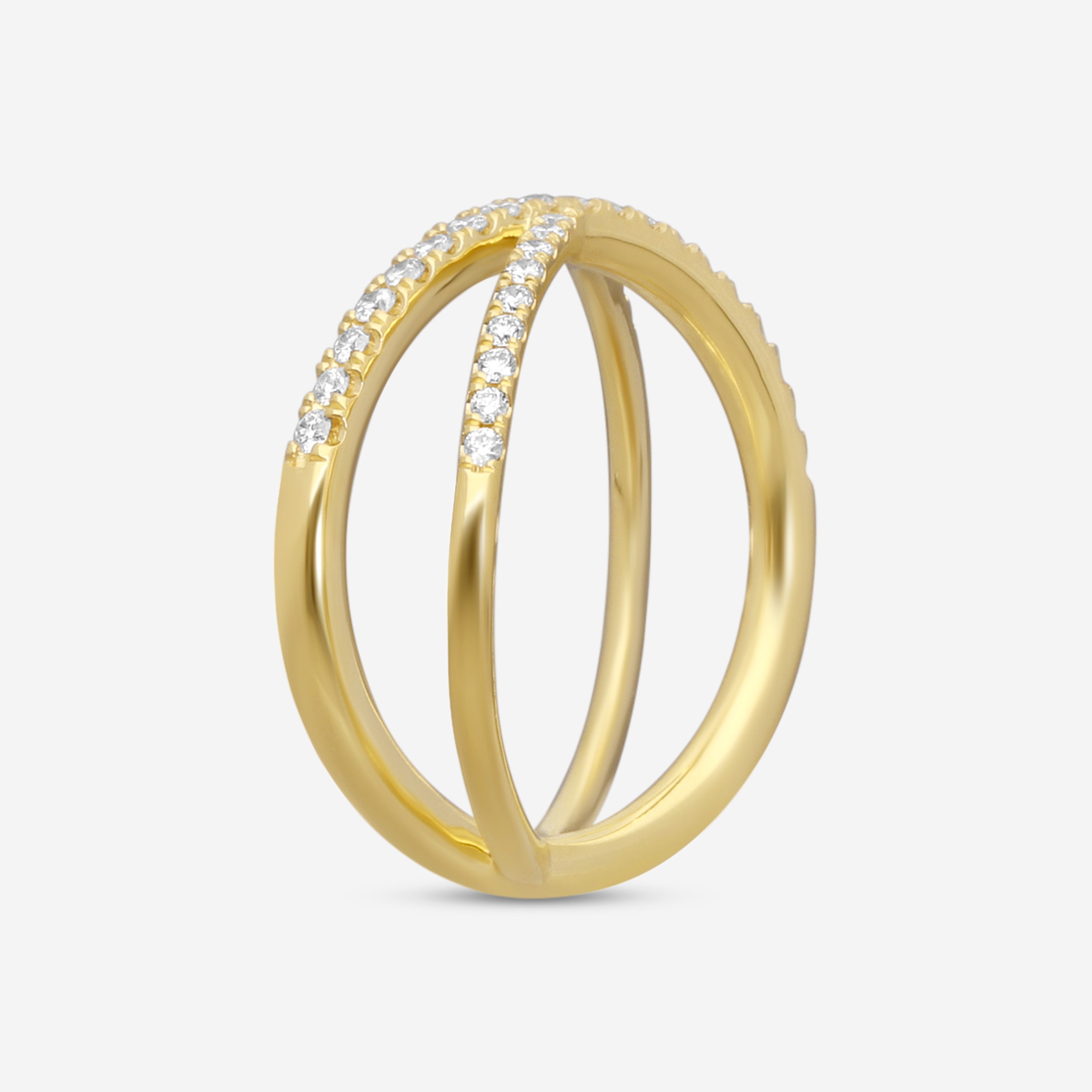 Roberto Coin 18K Yellow Gold Diamond Ring Sz. 6.5 000059AY65X0