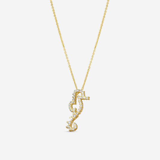 Roberto Coin 18K Yellow Gold Diamond Pendant Necklace 001275AYCHX0