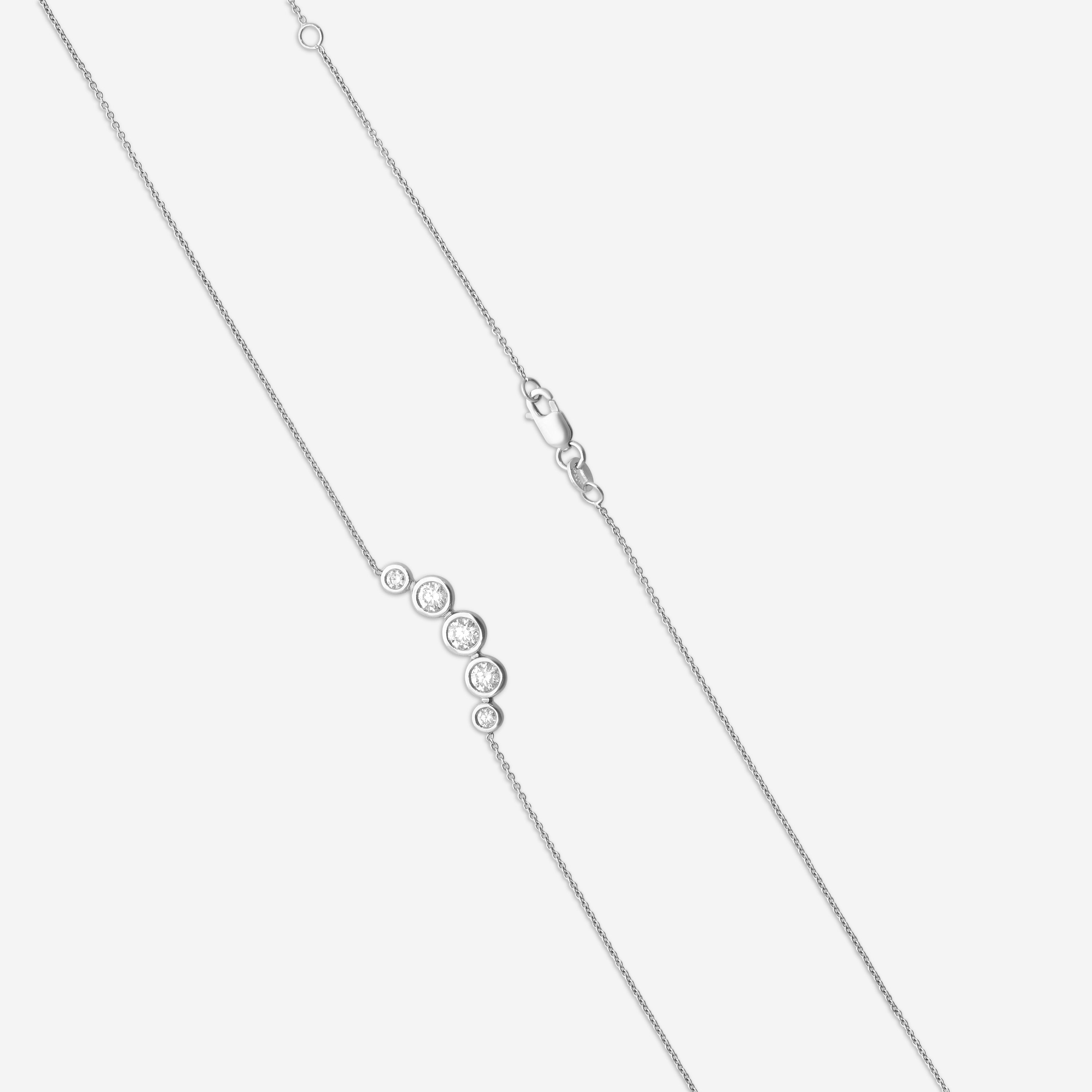 Roberto Coin 18K White Gold Diamond Necklace 111023AWCHX0