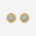 Roberto Coin Siena 18K Yellow & White Gold Diamond Stud Earrings 111476AJERX0