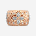 Roberto Coin Royal Princess 18K Rose & White Gold Diamond Ring Sz. 5 7772982AH50X