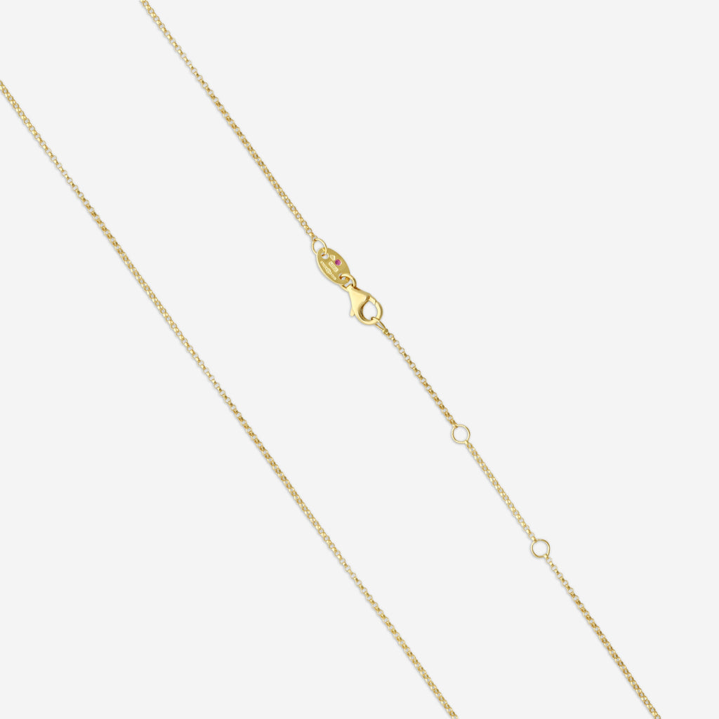 Roberto Coin 18K Yellow Gold Diamond Small Heart Pendant Necklace 7773504AYCHX