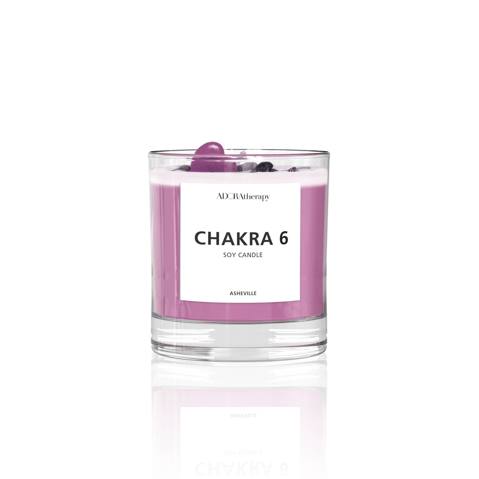 Chakra 6 soy candle