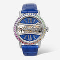 Corum Golden Bridge 39 Rainbow 18K White Gold Manual Wind Diamond Ladies Watch B113/03852