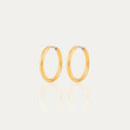 Large Rooftop Hoop Earrings
