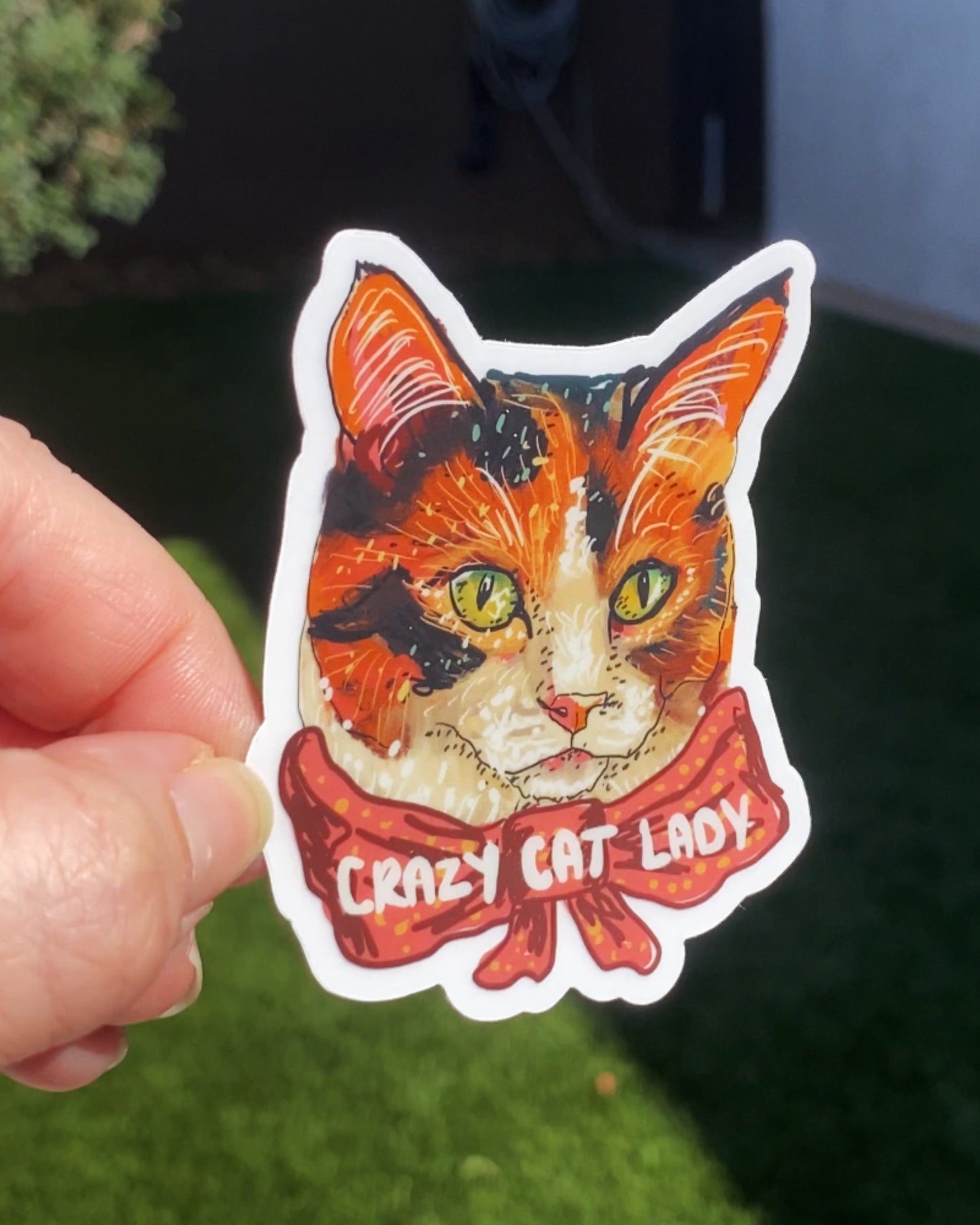 Crazy Cat Lady Sticker
