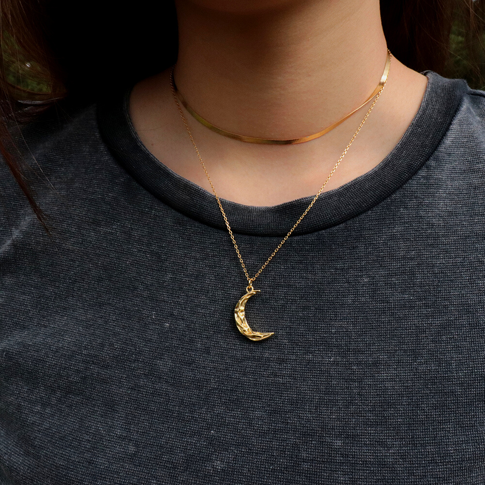 Moon Charm Necklace
