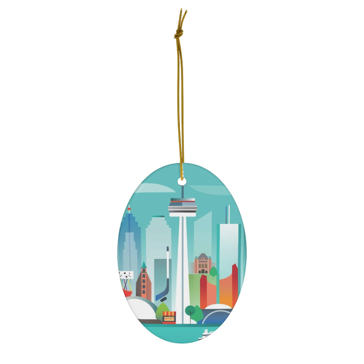 Toronto Ceramic Ornament