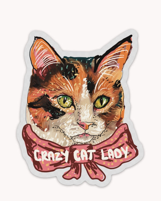 Crazy Cat Lady Sticker
