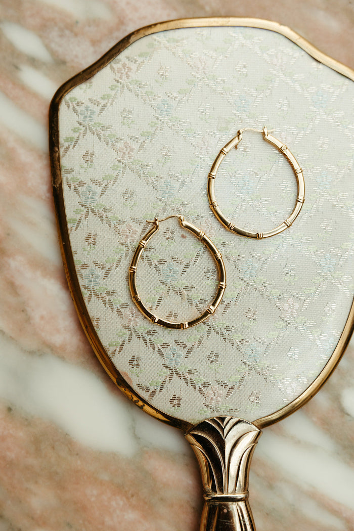 Muse Hoop Earrings - Gold