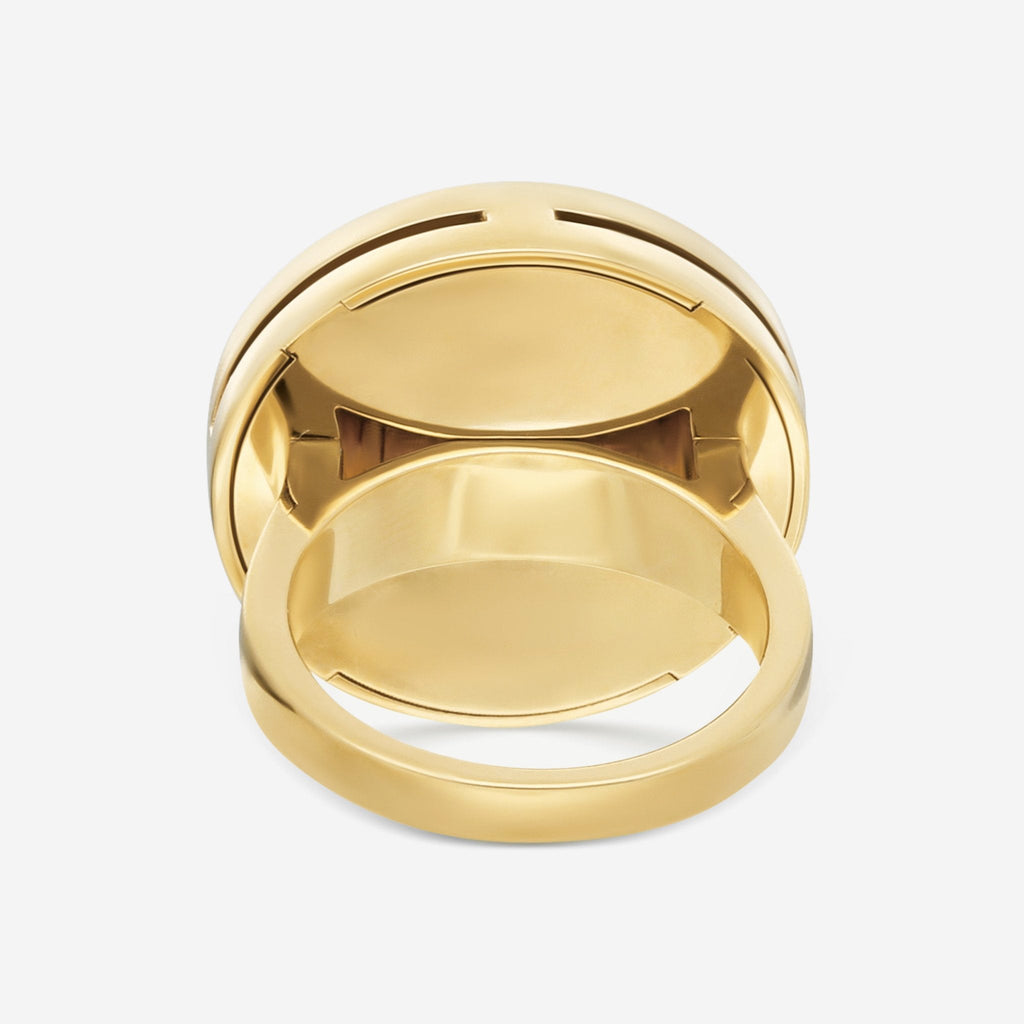 Roberto Coin Love in Verona 18K Yellow Gold Diamond Ring Sz. 6.5 8883124AY65X