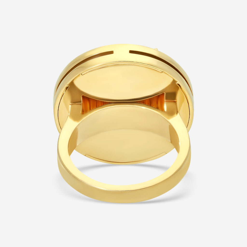 Roberto Coin Love in Verona 18K Yellow Gold Multistone & Diamond Ring Sz. 6.5 8883116AY65X