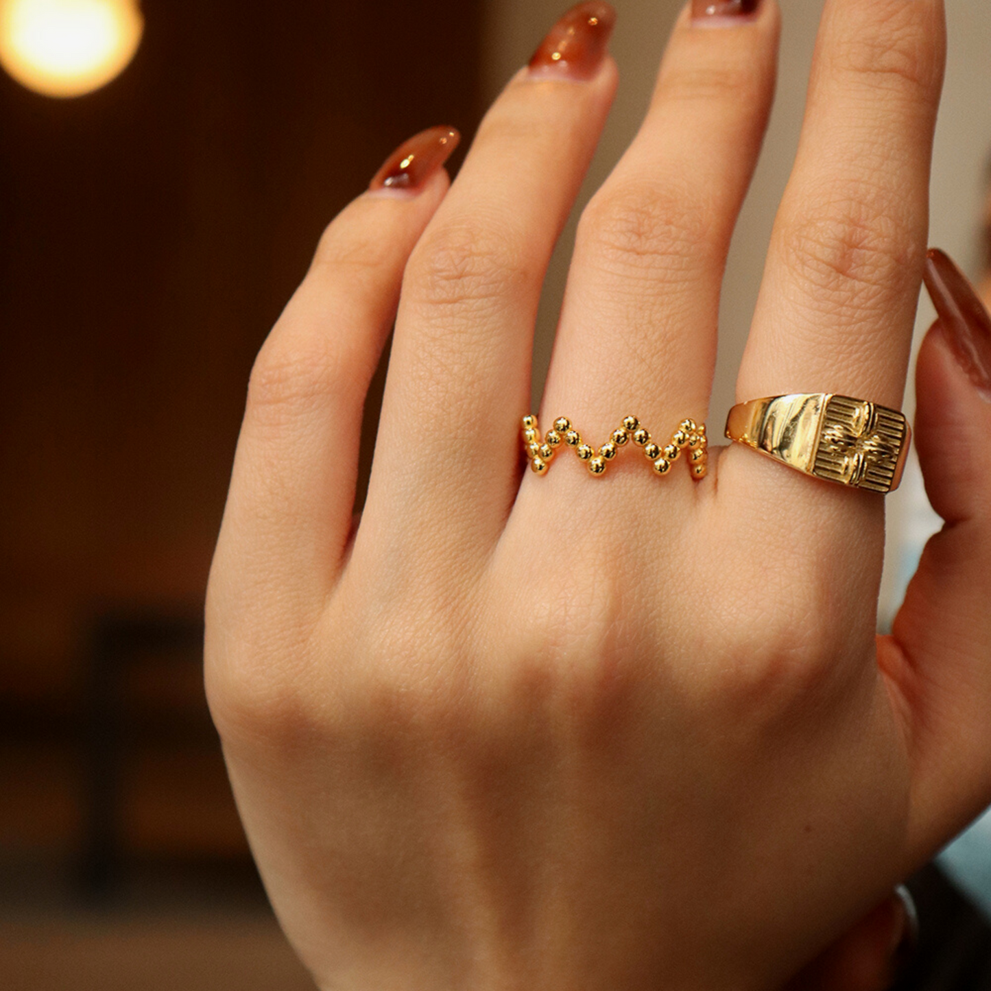 MARTHÉ ANDRÉ GOLD RING