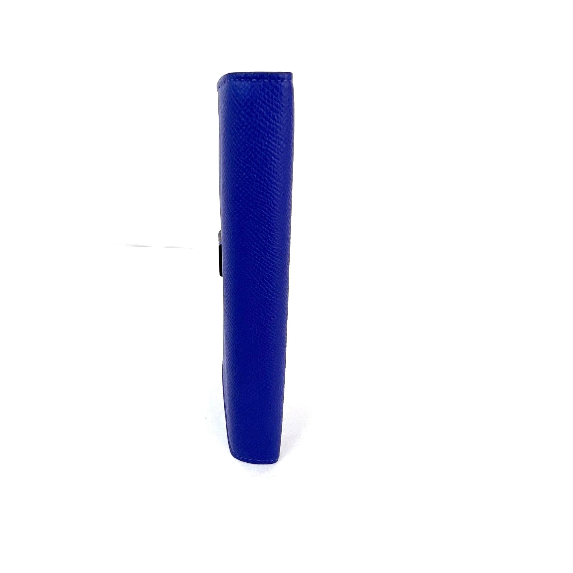 Hermes Long Epson Bearn Gusset Electrique Bleu Wallet
