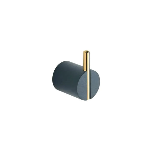 Luxury Brass Hook | Solid Brass Organizer, Hat Rack, Towel Hook | Brass - Black