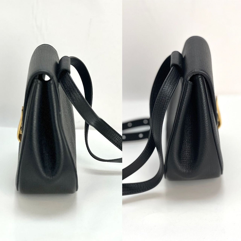 Bottega Veneta Palmellato Calfskin rounded Belt Waist Bag Black
