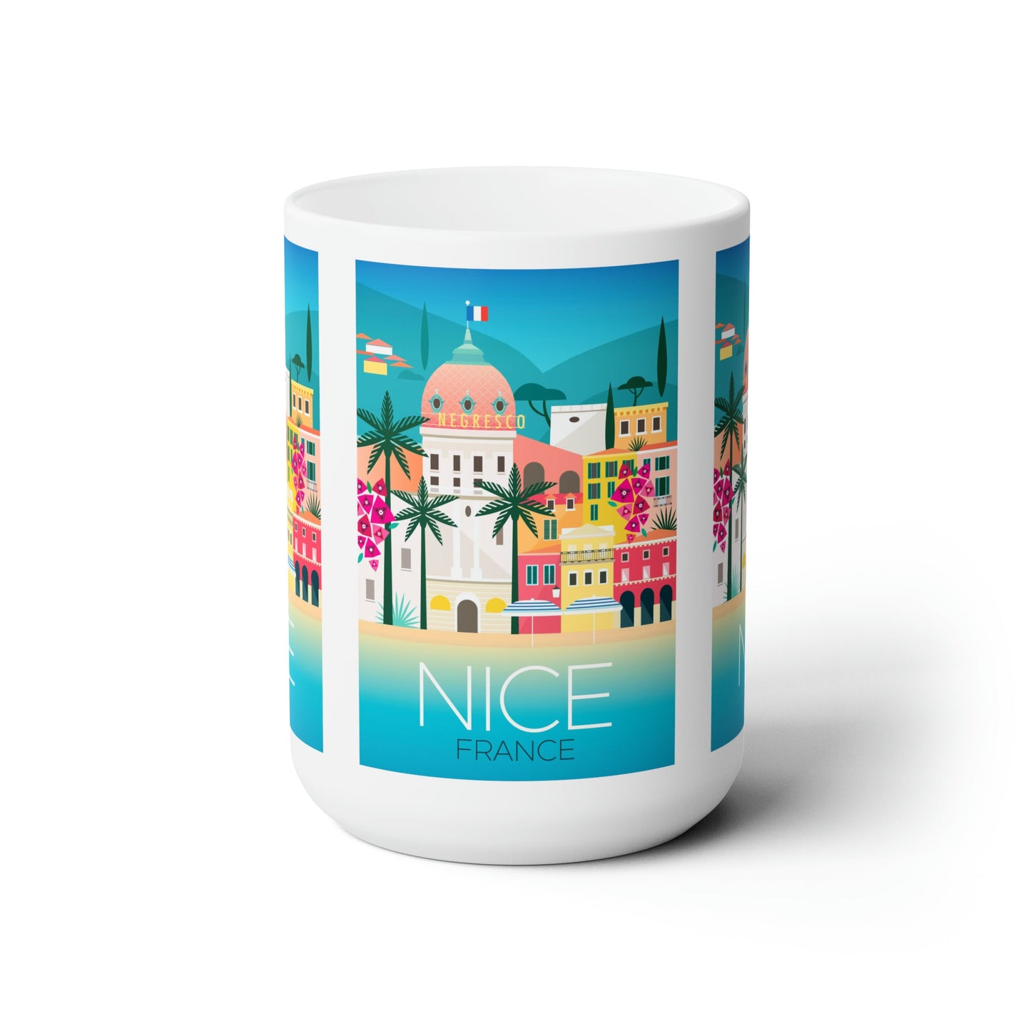 Nice, France Ceramic Mug 11oz or 15oz