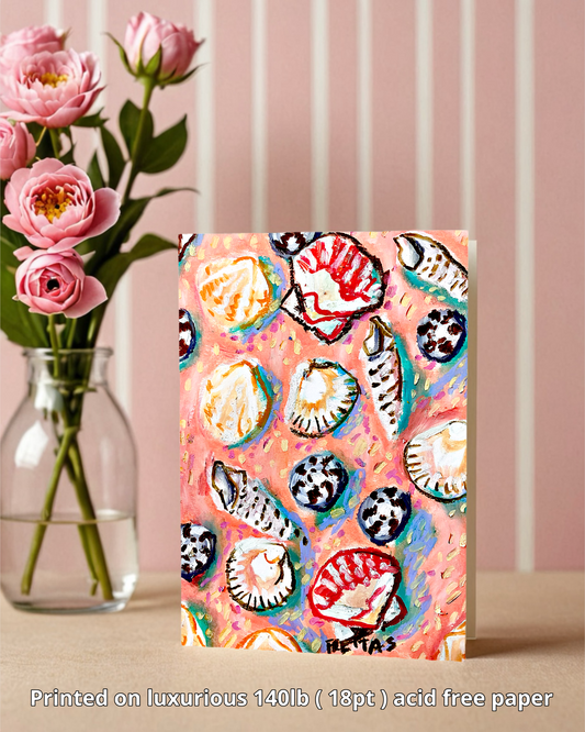 Pink Shells - Greeting Card / Fine Art Print
