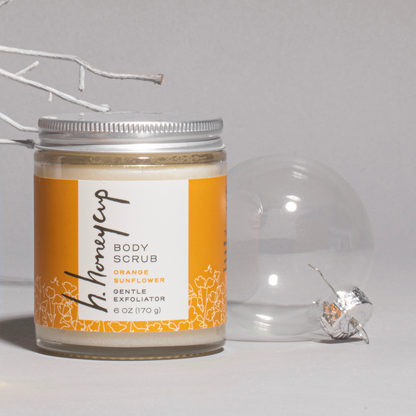 Body Scrub Orange Sunflower Winter scene