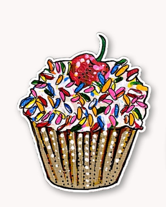 Cupcake Sticker