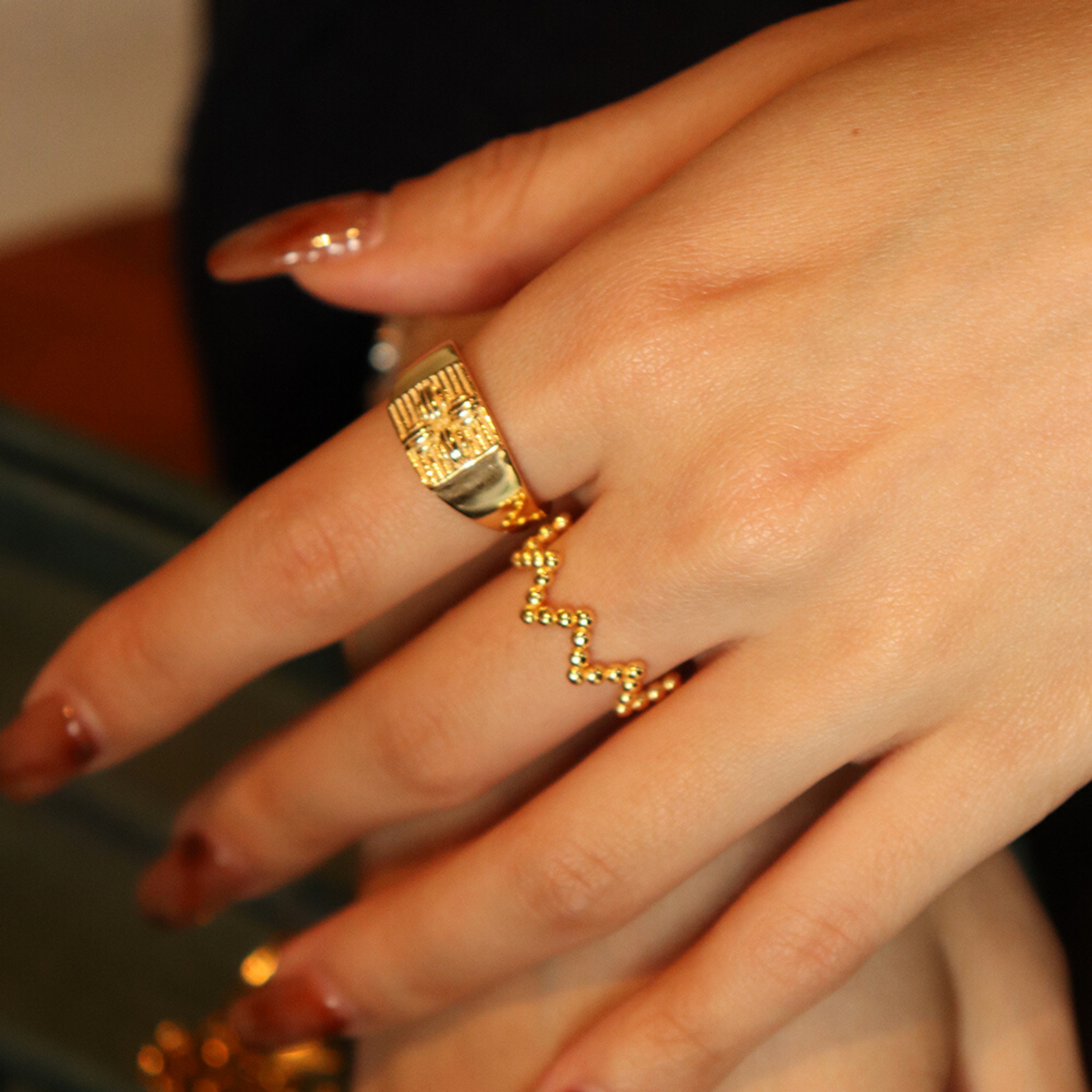 MARTHÉ ANDRÉ GOLD RING