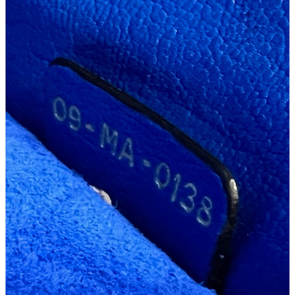 Christian Dior CD J'ADIOR Blue Flap Leather Shoulder Bag