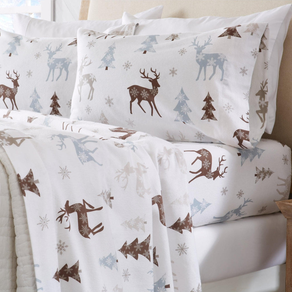 4-Piece Turkish Cotton Flannel Sheet - Stratton Collection