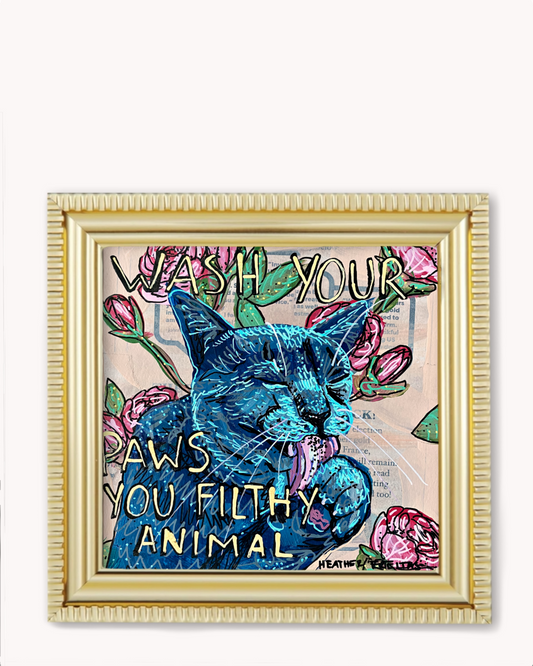 Wash Your Paws Magnet ( Medium )
