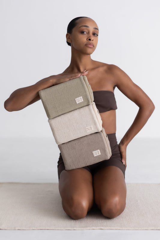 Yoga Block - Naturally Dyed Organic Cotton