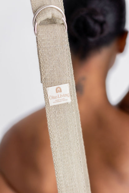 Yoga Strap - Naturally Dyed Organic Cotton