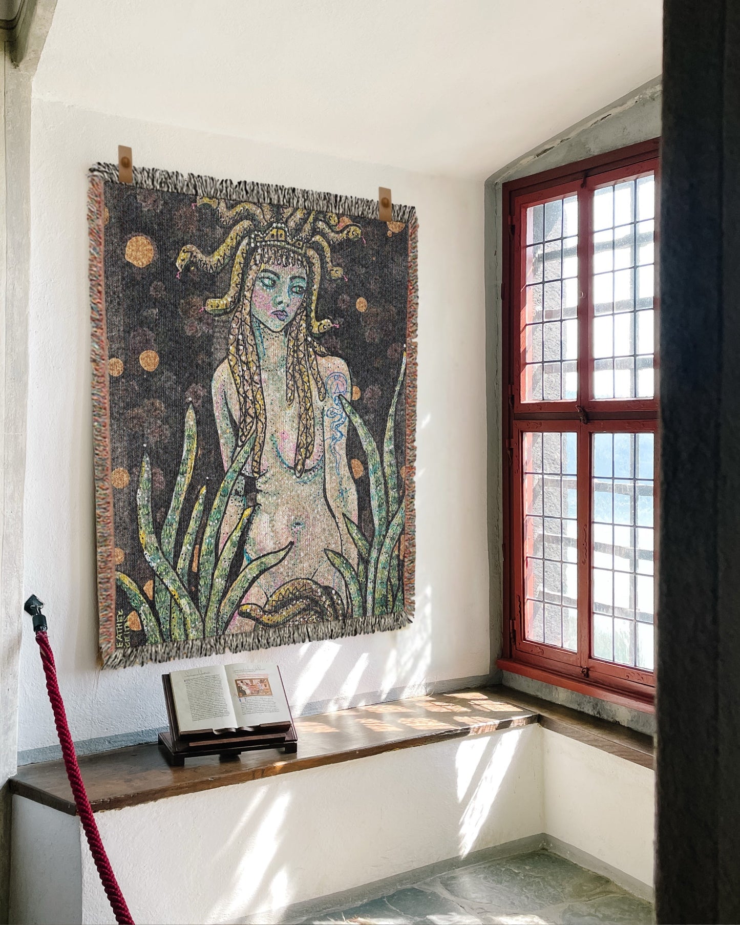 Medusa Woven Blanket Tapestry