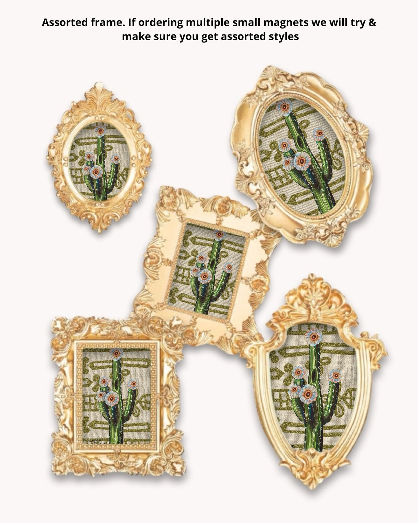 Saguaro Framed Magnet ( Small )