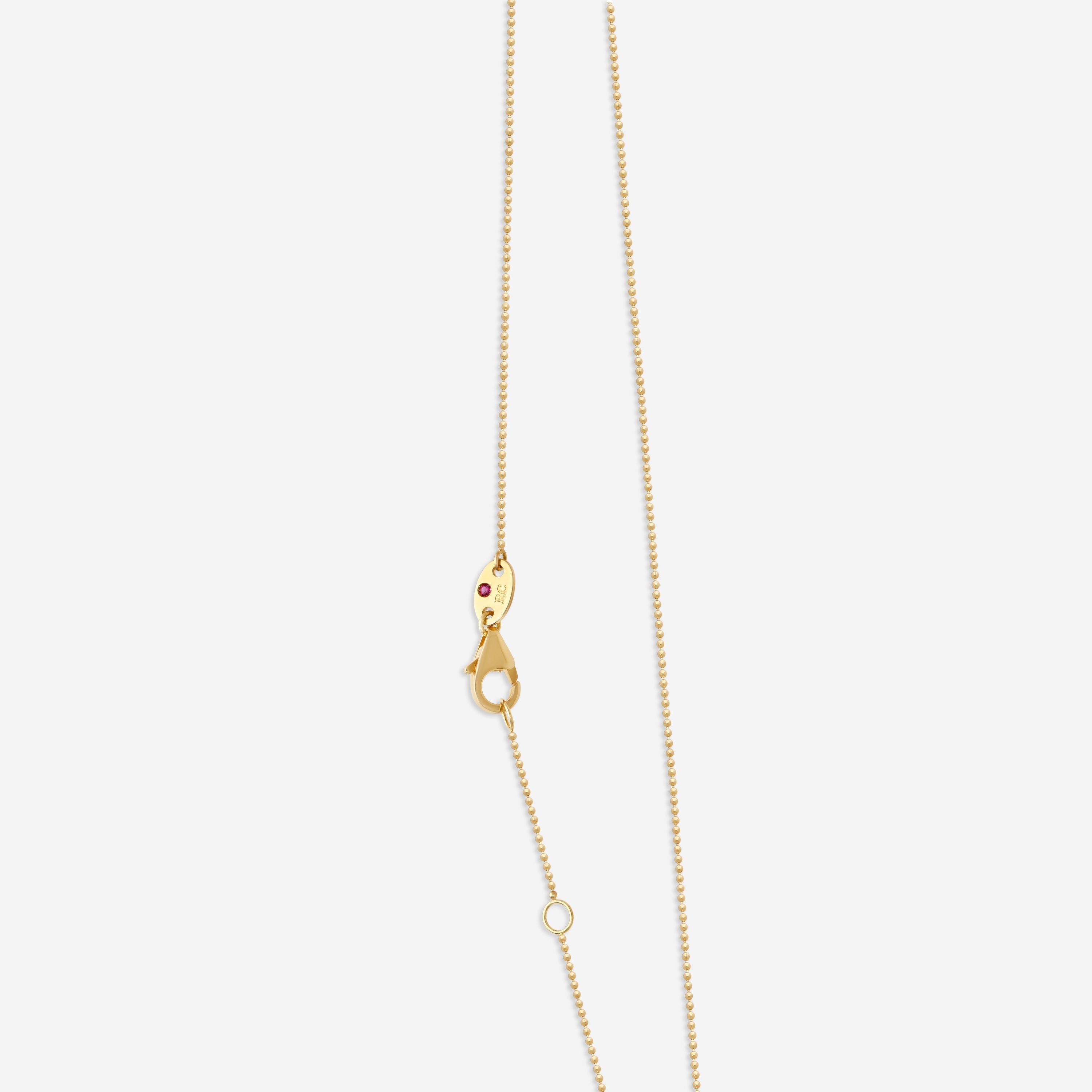 Roberto Coin Princess 18K Yellow Gold Diamond Tassel Necklace 7772971AYCHX