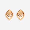 Roberto Coin Petal 18K Rose Gold Diamond Stud Earrings 7773270AXERX