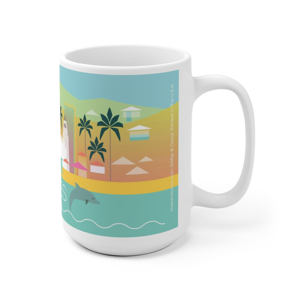 LOS ANGELES 11 OZ OR 15 OZ CERAMIC MUG