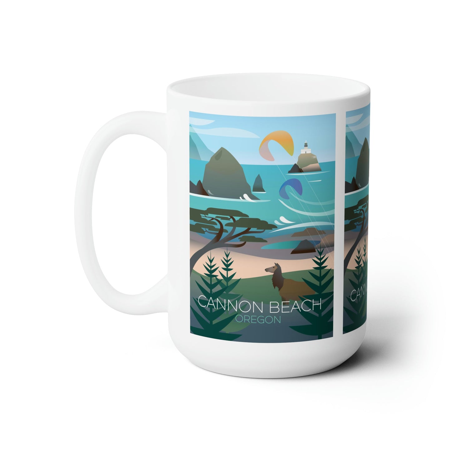 Cannon Beach Ceramic Mug 11oz or 15oz