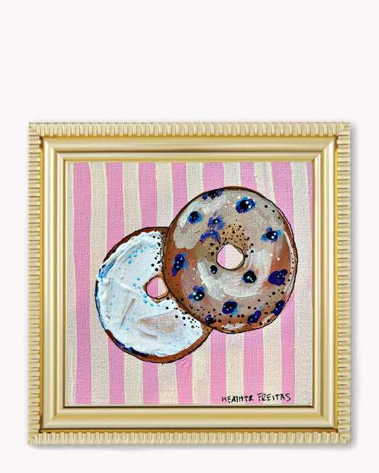 Bagel Framed Magnet ( Medium )