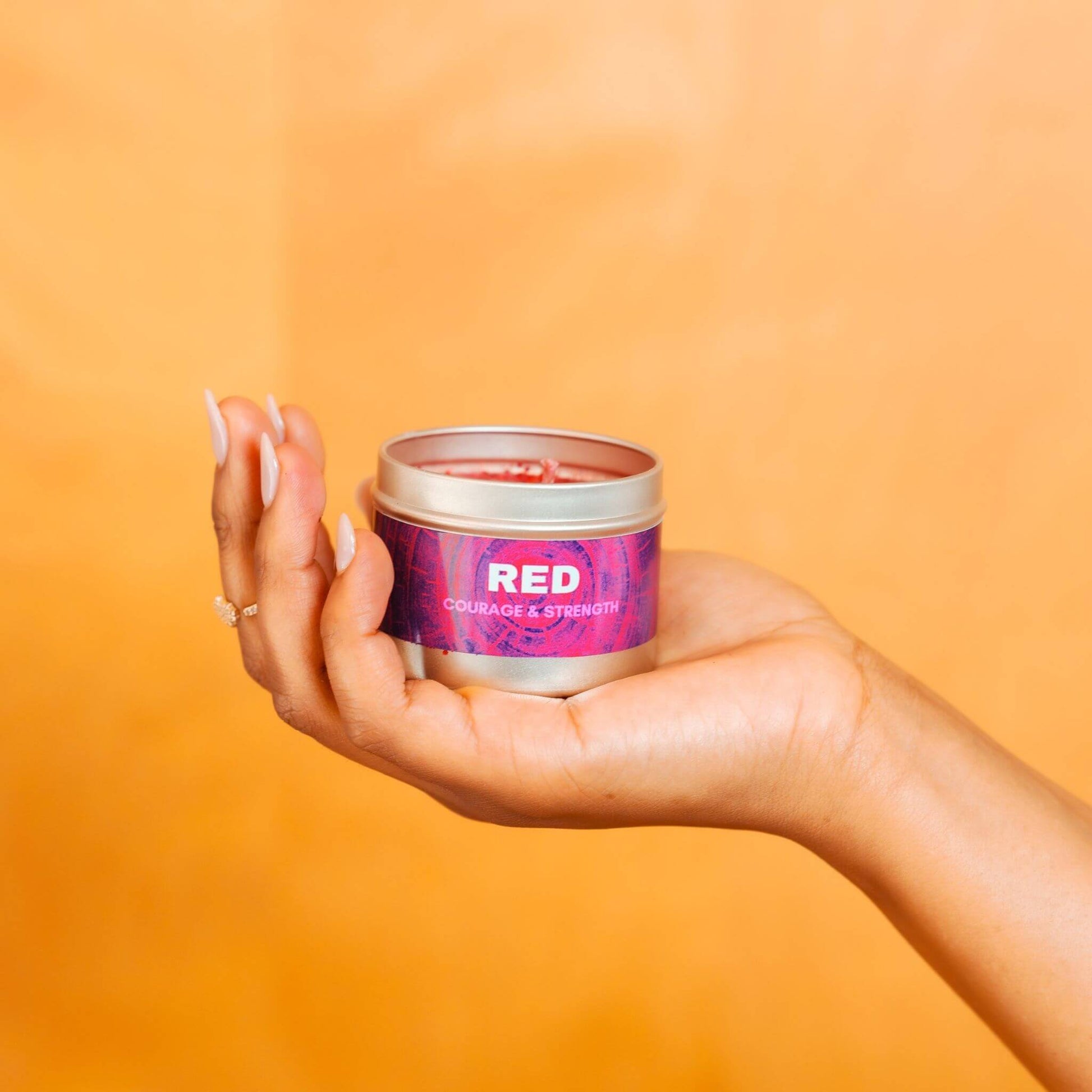 Red Aura Candle