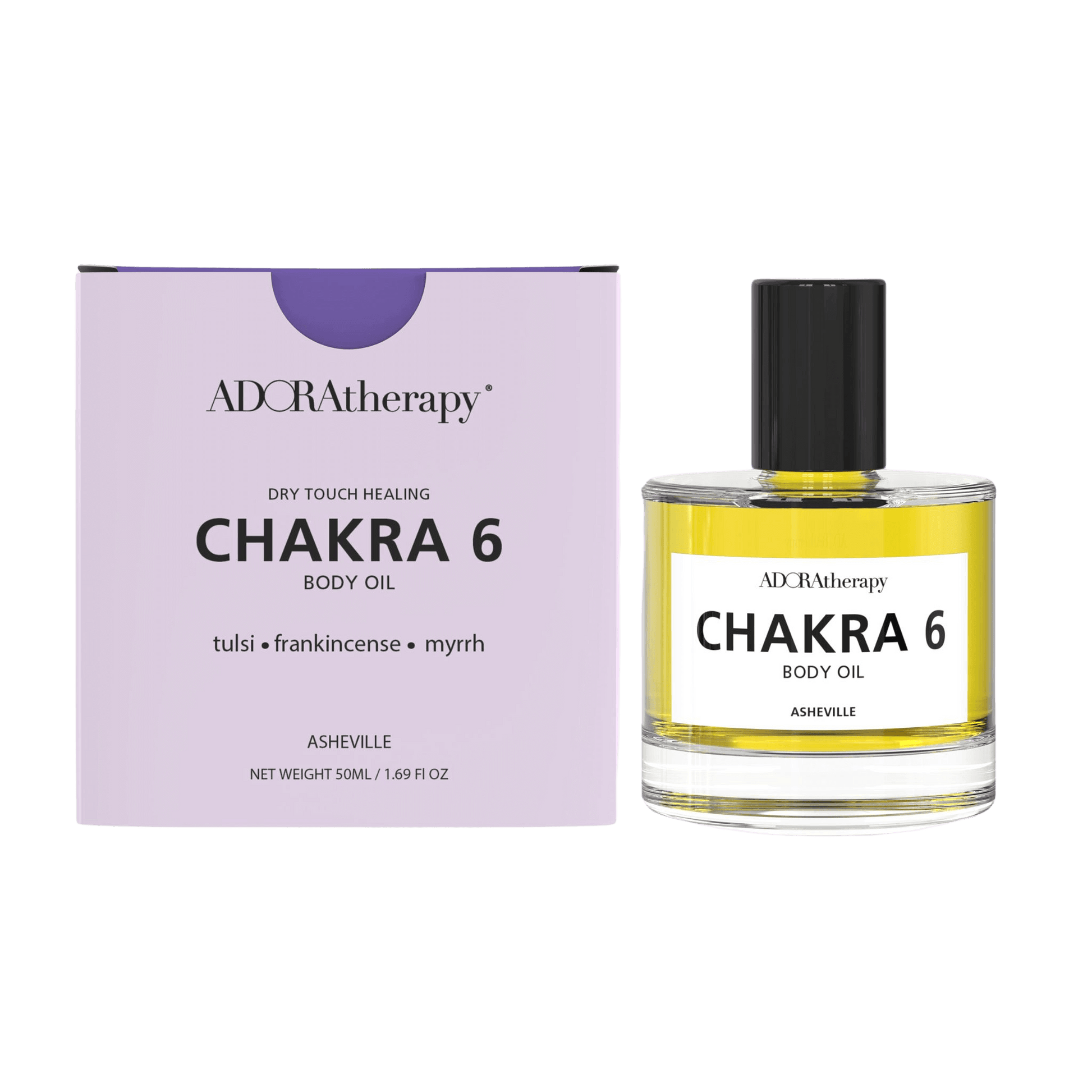 Chakra Dry Touch Healing Body Oil Number 6