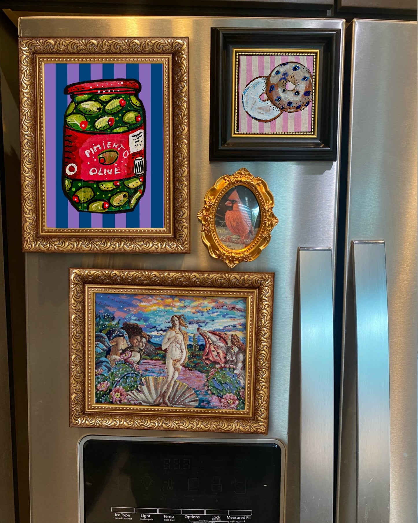 Bagel Framed Magnet ( Medium )