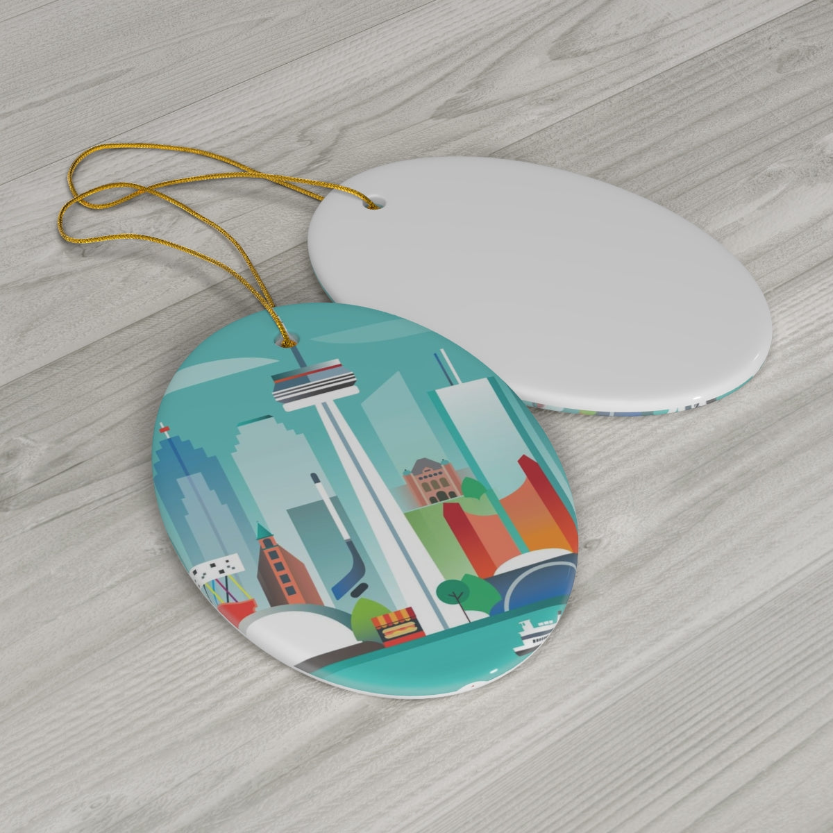 Toronto Ceramic Ornament