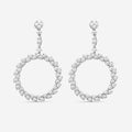 Roberto Coin Marquesa 18K White Gold Diamond Drop Earrings 8882841AWERX0