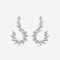 Roberto Coin Marquesa 18K White Gold Diamond Drop Earrings 8882873AWERX