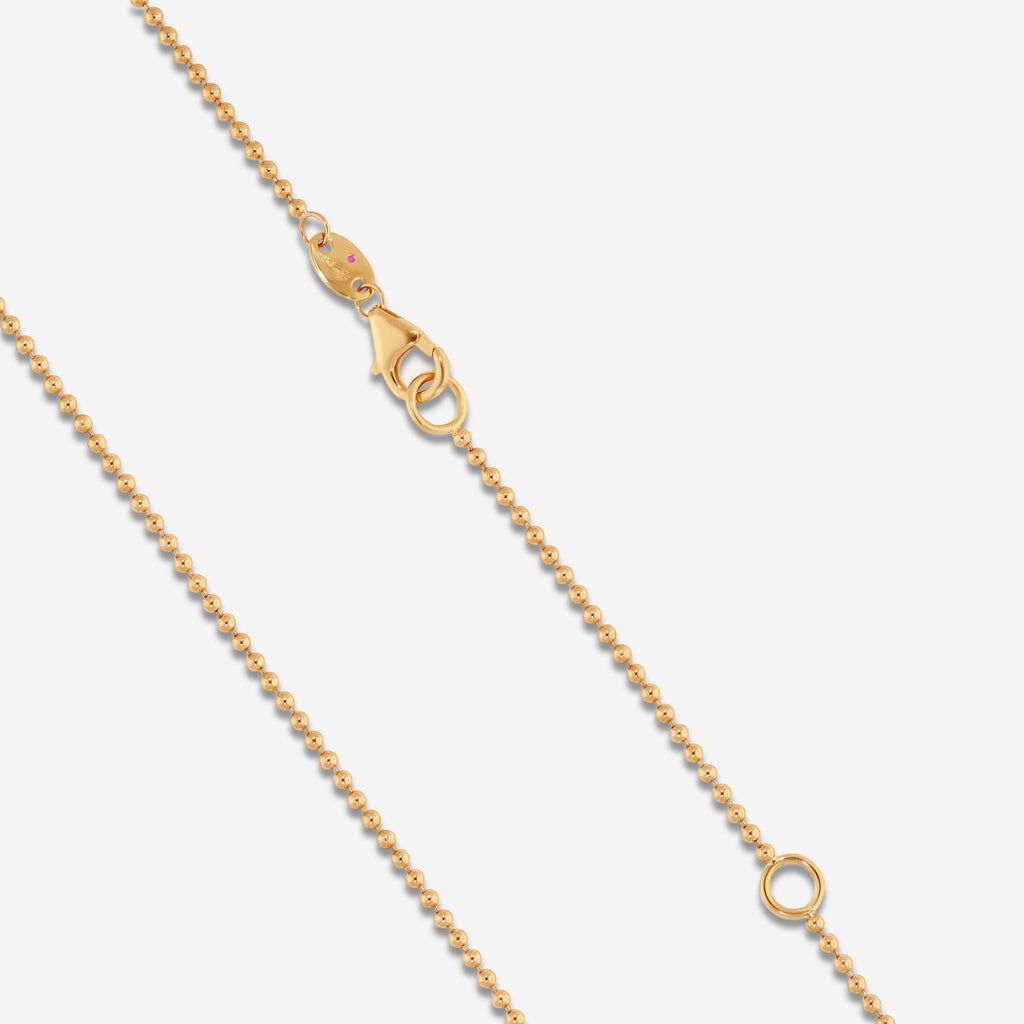 Roberto Coin Mosaic 18K Rose Gold Black Jade & Diamond Pendant Necklace 8883552AX17XB