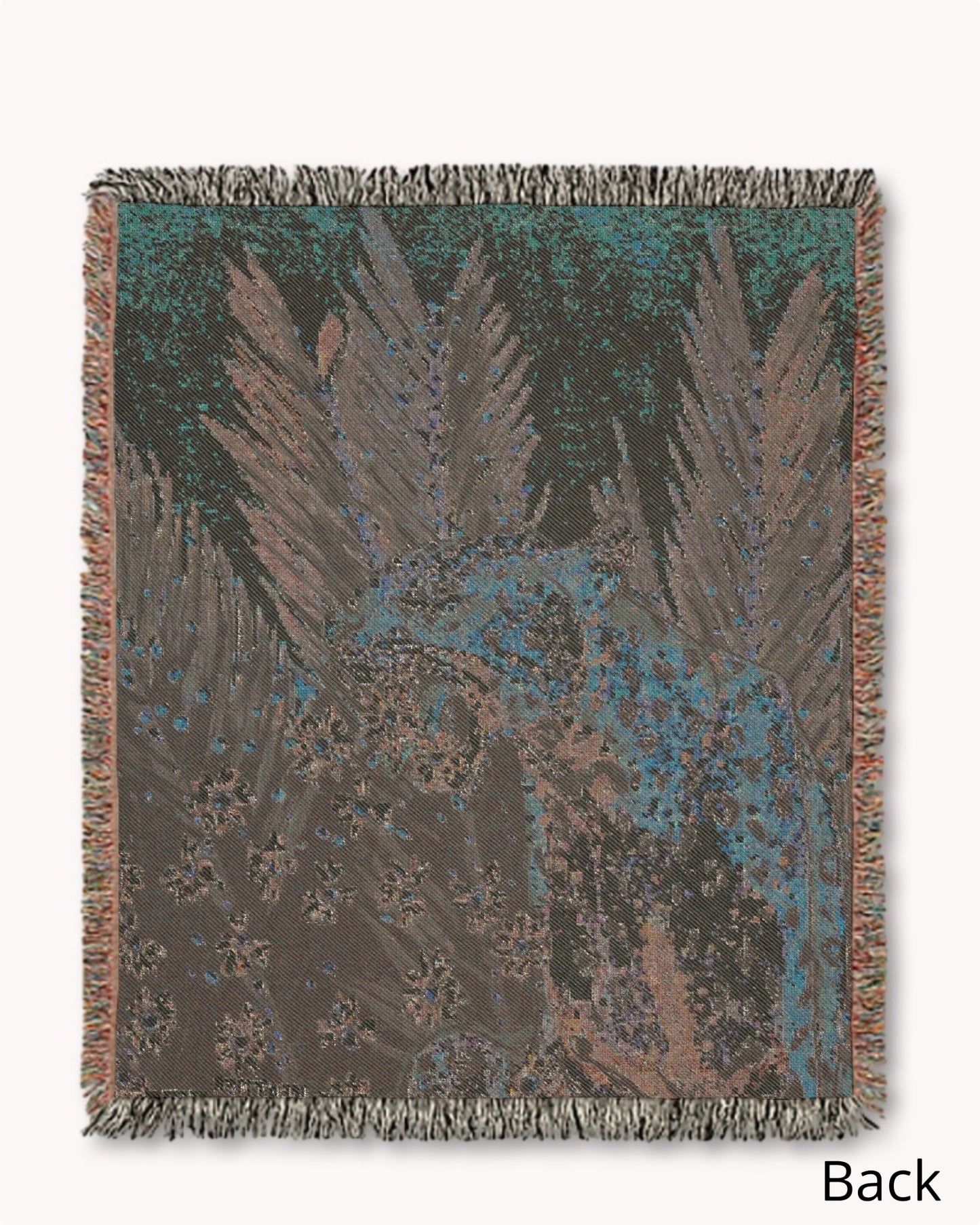 Jaguar Daisy Woven Blanket