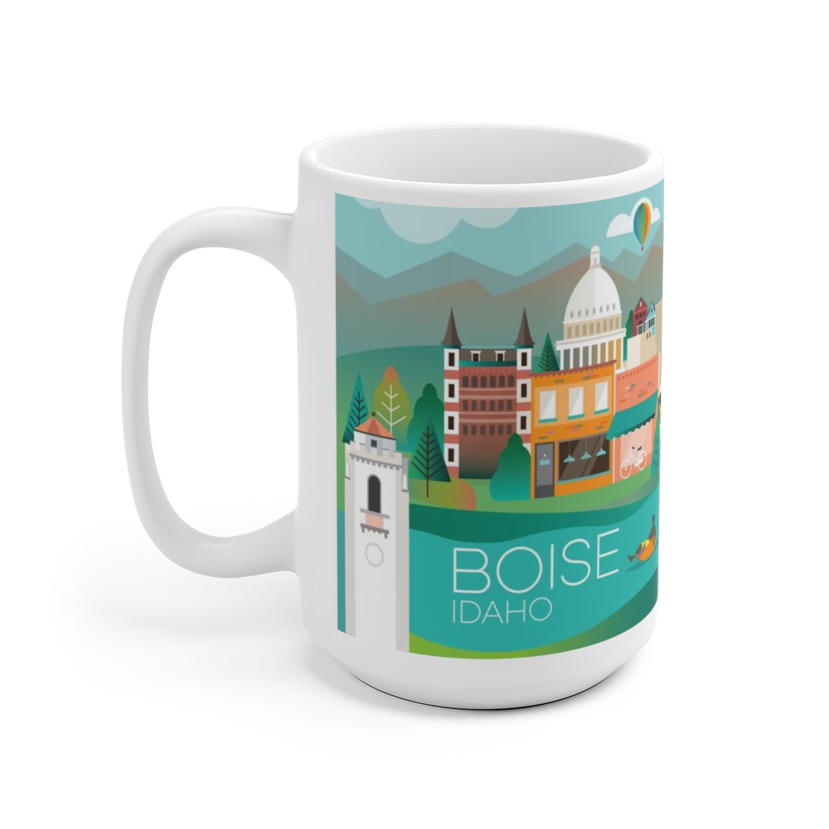 BOISE 11 OZ OR 15 OZ CERAMIC MUG