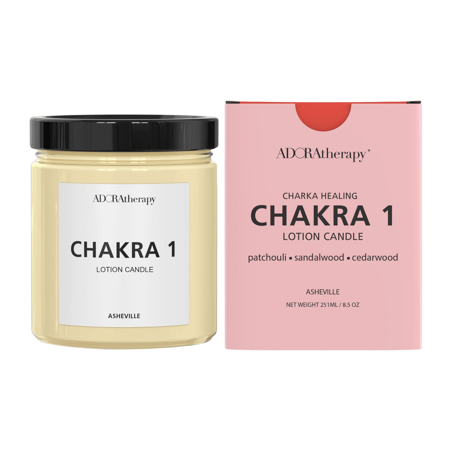 Chakra Healing Lotion Candle Number 1