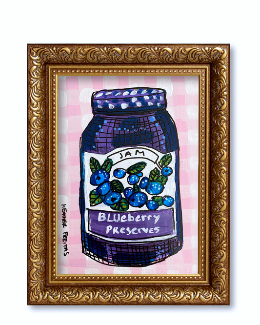 Blueberry Jam Fine Art Magnet ( Large )
