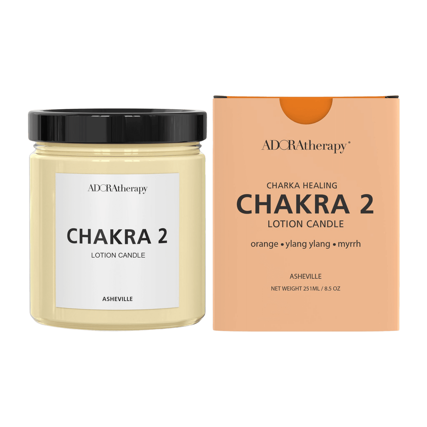 Chakra Healing Lotion Candle Number 2