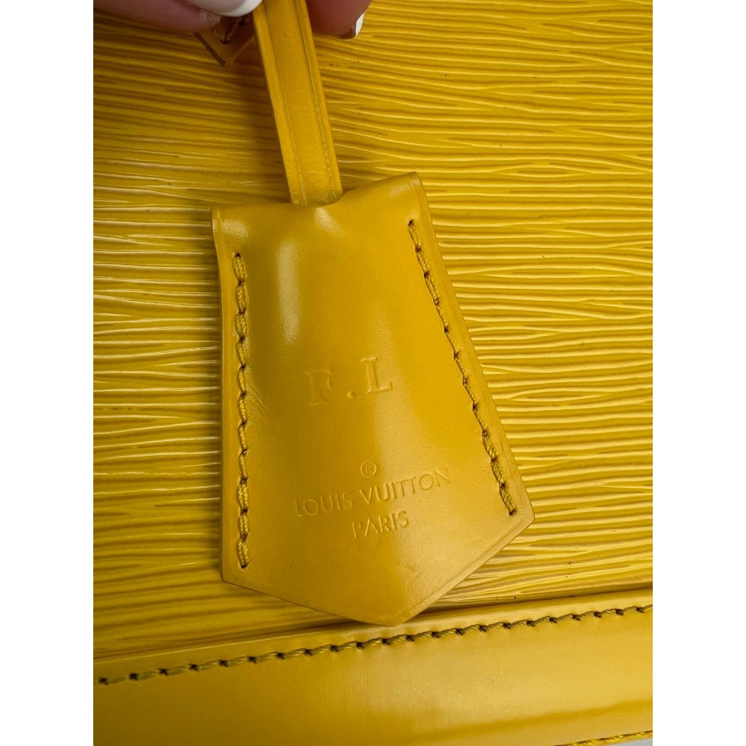 LOUIS VUITTON Alma BB Epi Leather Shoulder Bag
